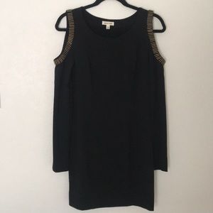SILENCE AND NOISE - black open shoulder dress